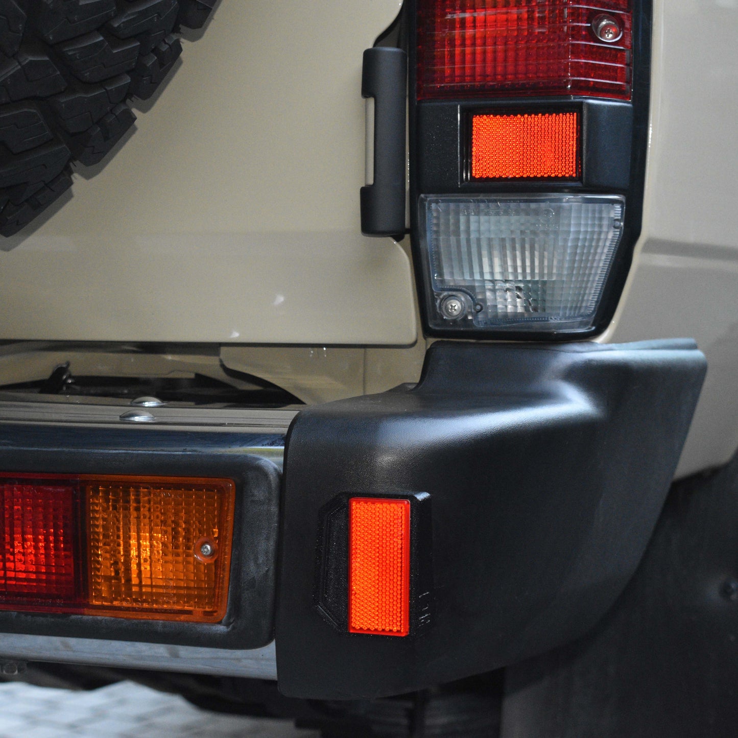 70 Series Land Cruiser Replacement Rear Facelift Reflectors (2024-)