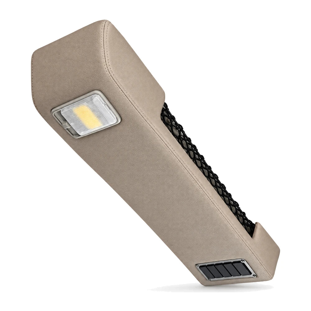 T-Shape Roof Console Extension in Tan/Beige vinyl