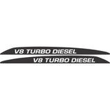 Bonnet Decals (Pair) - 70 Series (Pre-DPF) (2007-2016)