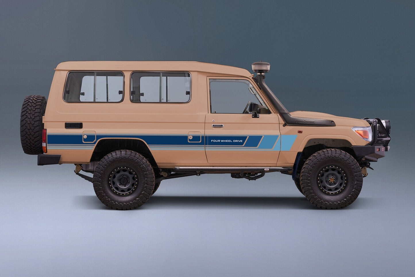 Touge source image 5 for Decal Body Stripe Kit (Cobar) - 78 Series Troop Carrier (1999-)