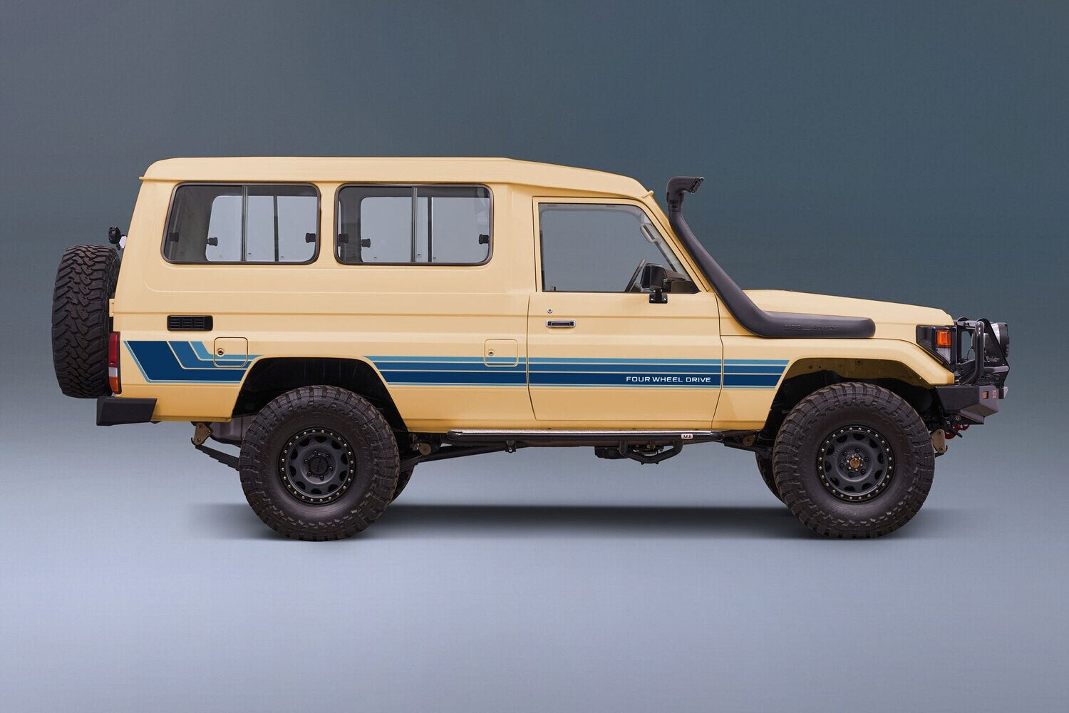 Touge source image 8 for Decal Body Stripe Kit (Renmark Type-2) - 75 Series (1985–1999)