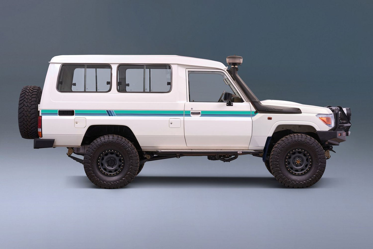 Touge source image 29 for Decal Body Stripe Kit (Mount Isa) - 78 Series Troop Carrier (1999-)