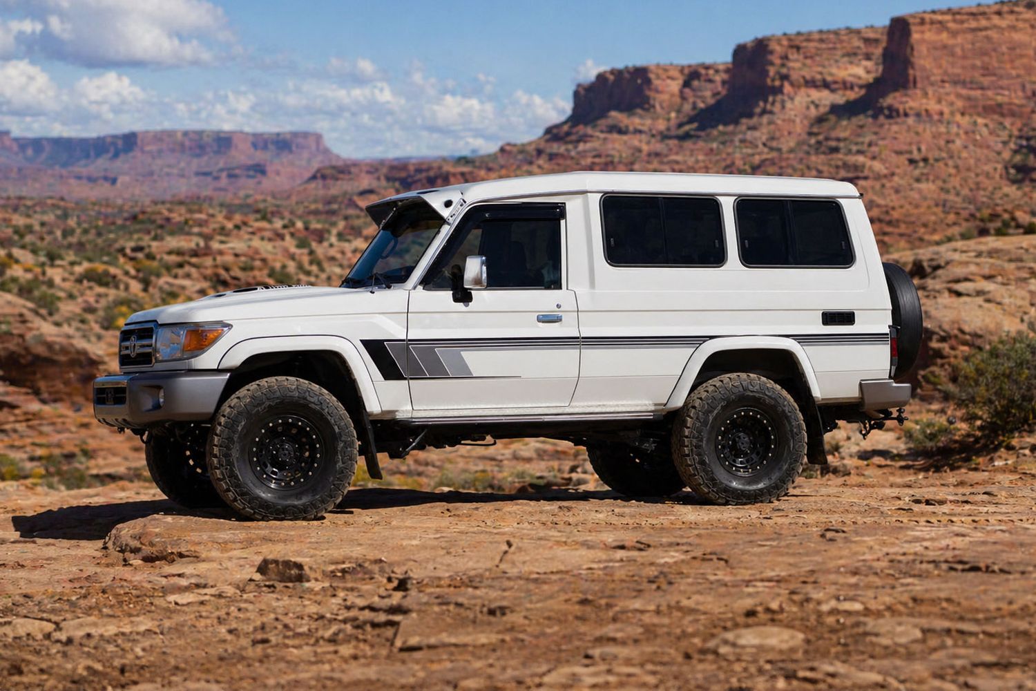 Broome body stripe kit - J78 Series Toyota Land Cruiser Troop Carrier desert vehicle