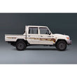 Decal Body Stripe Kit (Doha) for the Toyota LandCruiser 79 Series Dual Cab (2012-)