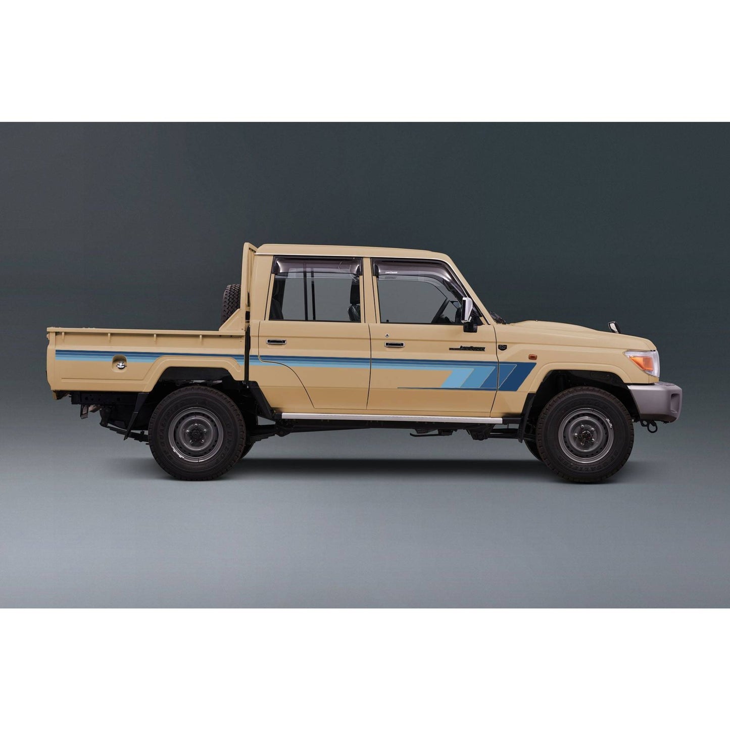 Decal Body Stripe Kit (Broome) - 79 Series Dual Cab (2012-)