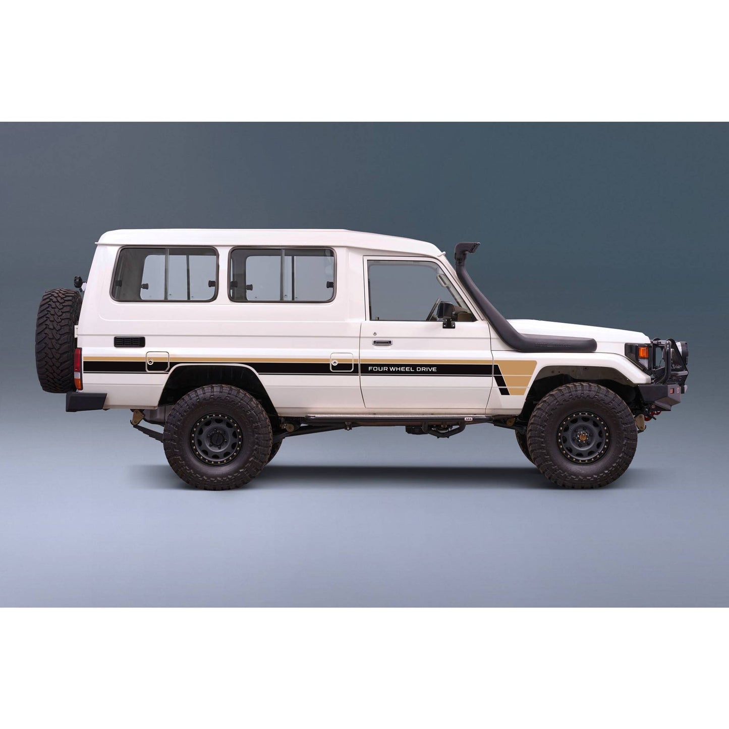 Decal Body Stripe Kit (Toowoomba) for the Toyota LandCruiser 75 Series (1985–1999)