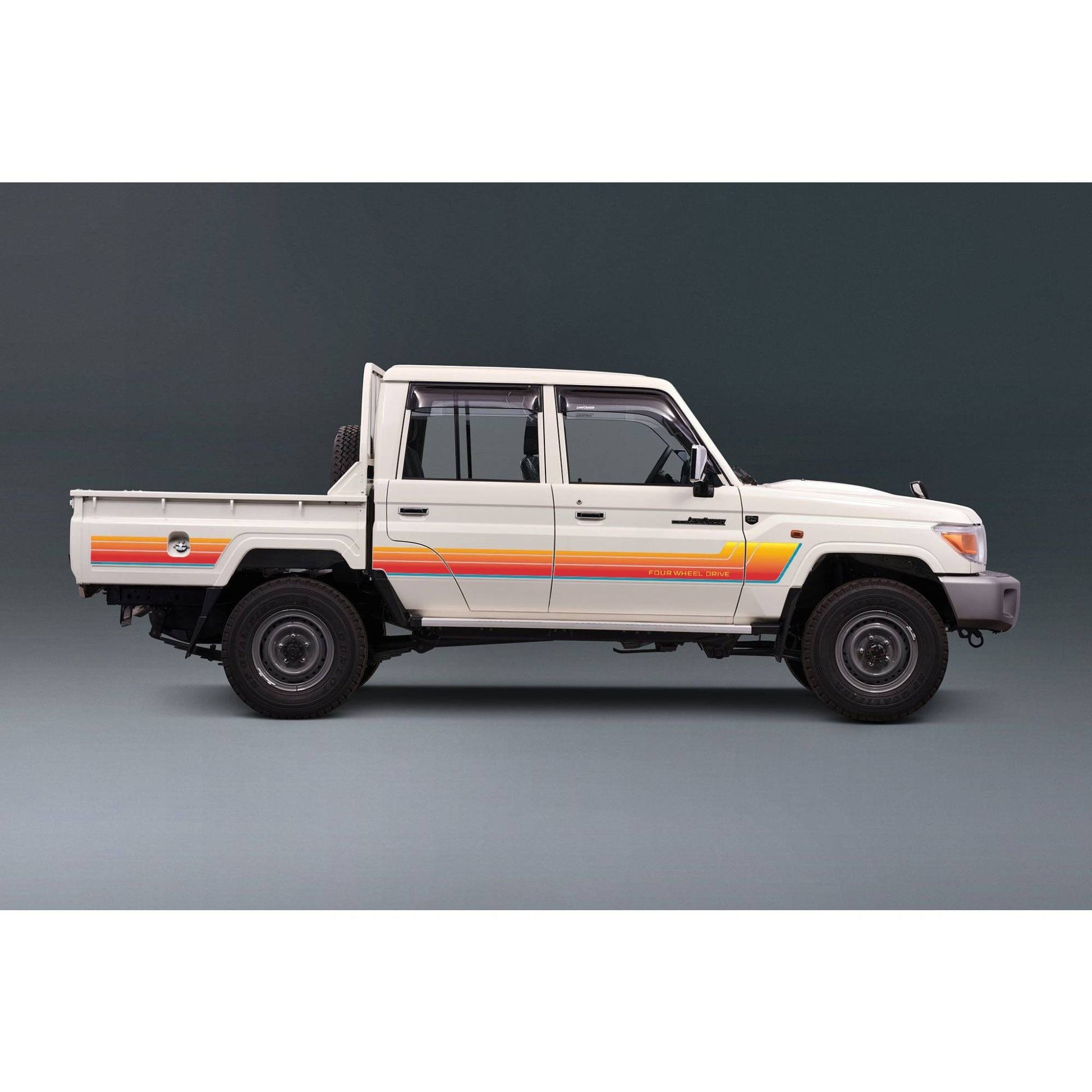 Decal Body Stripe Kit (Limited Edition Renmark) for the Toyota LandCruiser 79 Series Dual Cab (2012-)
