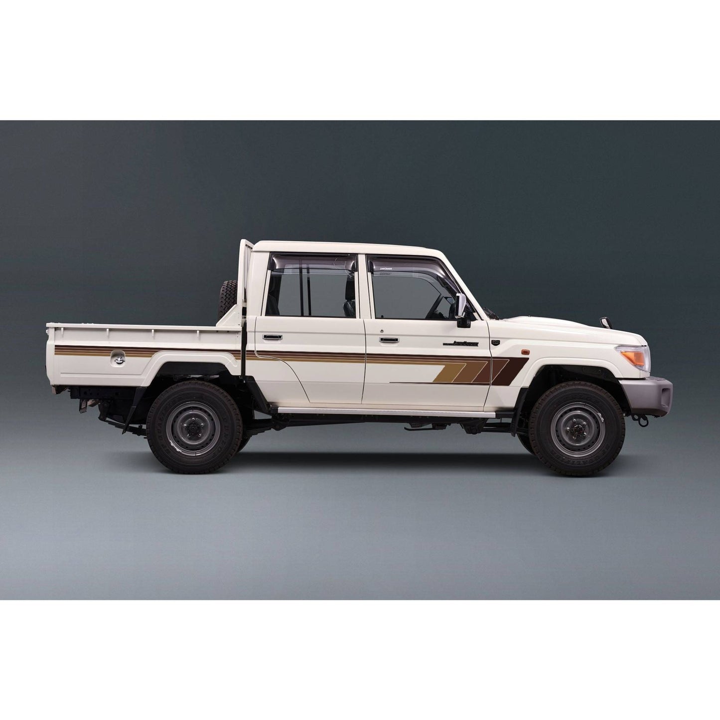 Decal Body Stripe Kit (Broome) - 79 Series Dual Cab (2012-)