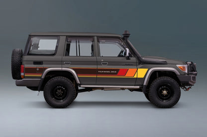 70 Series Land Cruiser Decal Body Stripe Kit (Cobar) - 76 Series (2007-)