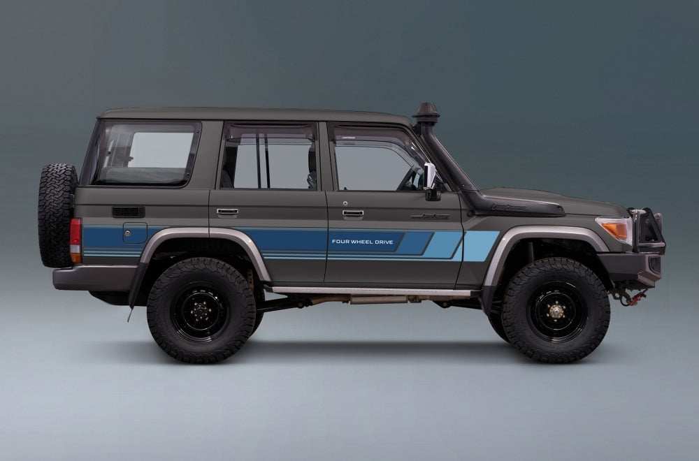 70 Series Land Cruiser Decal Body Stripe Kit (Cobar) - 76 Series (2007-)
