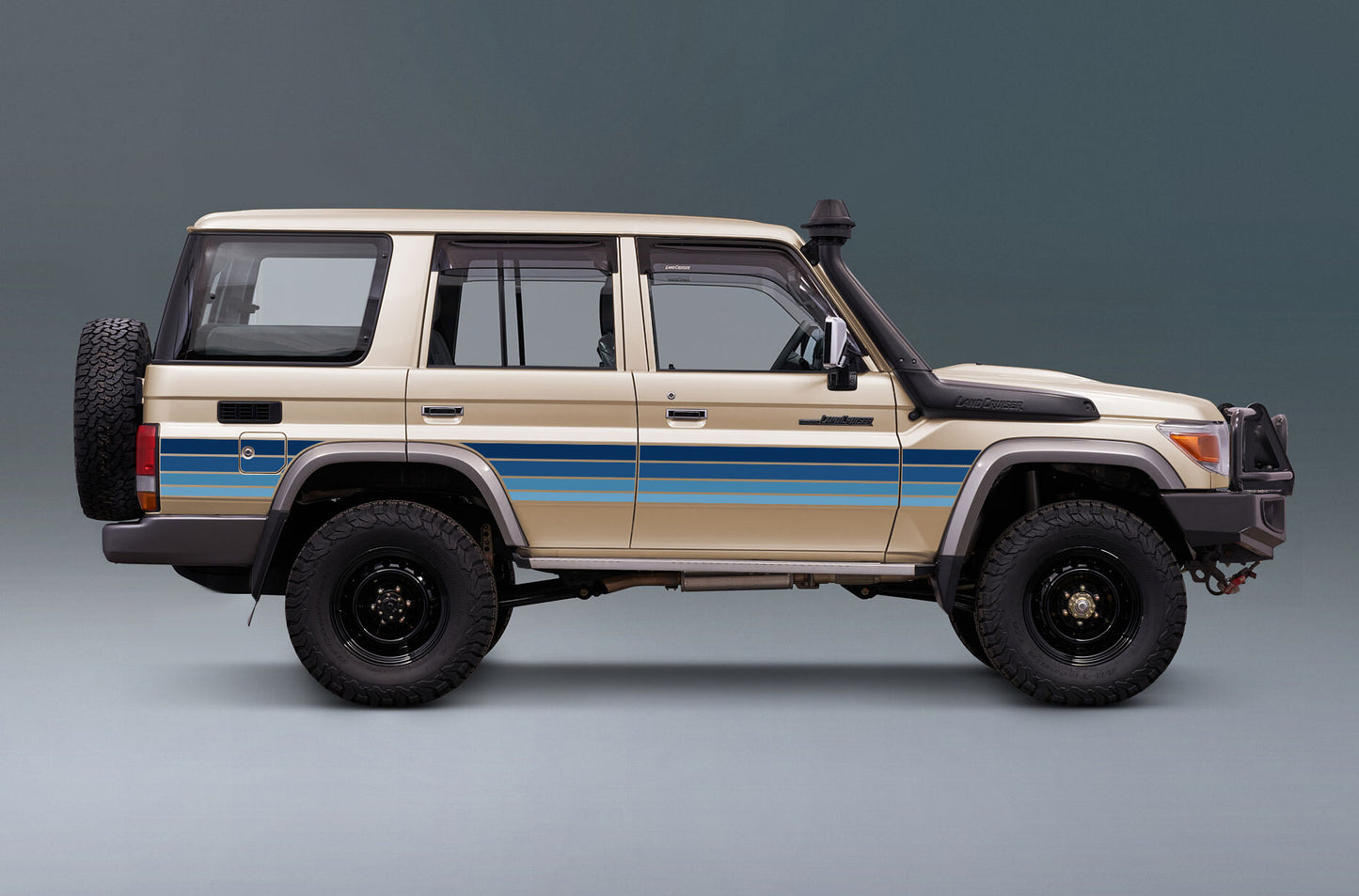 70 Series Land Cruiser Decal Body Stripe Kit (Dubai) - 76 Series (2007-)