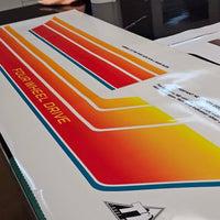 70 Series Land Cruiser Decal Body Stripe Kit (Limited Edition Renmark) - 79 Series Dual Cab (2012-)