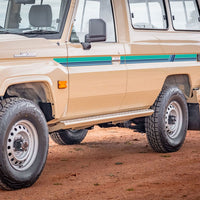 70 Series Land Cruiser Decal Body Stripe Kit (Mount Isa) - 78 Series Troop Carrier (1999-)