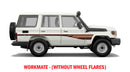 70 Series Land Cruiser Decal Body Stripe Kit (Muscat) - 76 Series (2007-)