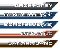 70 Series Land Cruiser Decal Body Stripe Kit (Renmark Type-2) - 78 Series Troop Carrier (1999-)