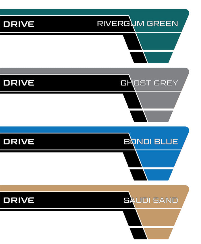 70 Series Land Cruiser Decal Body Stripe Kit (Toowoomba) - 75 Series (1985–1999)