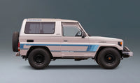 70 Series Land Cruiser Decal Body Stripe Kit (Tweed) - 73/74 Series (1984–1990)