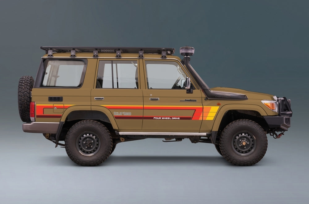 70 Series Land Cruiser Decal Body Stripe Kit (Tweed) - 76 Series (2007-)