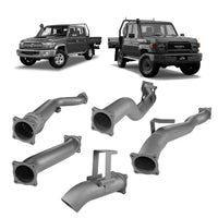70 Series Land Cruiser Extreme Duty 4 Turbo Back Exhaust - 79 Series Dual Cab (2012 - 2024)