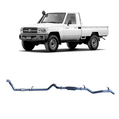 70 Series Land Cruiser Extreme Duty Exhaust - 79 Series 4.2L 1HZ (10/1999 - 01/2007)