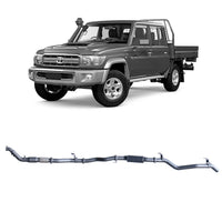 70 Series Land Cruiser Extreme Duty Exhaust - 79 Series Dual Cab (01/2012 - 10/2016)