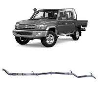 70 Series Land Cruiser Extreme Duty Exhaust - 79 Series Dual Cab (01/2012 - 10/2016)