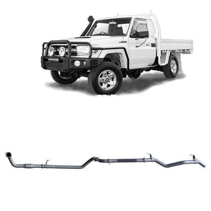 Toyota Land Cruiser Redback Extreme Duty Exhaust for Toyota Landcruiser 79 Series 4.2L TD (01/2001 - 01/2007)