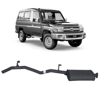 Performance 2.5" Exhaust System - 75/78 Series 4.2L 1HZ