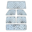 Solar Sun Shades (6 Pack) for the Toyota LandCruiser 79 Series Dual Cab (2012-)