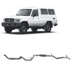 Extreme Duty 3" Factory Dump Pipe Back Exhaust for the Toyota LandCruiser 78 Series 4.2L TD (01/2001 - 01/2007) (view 3)