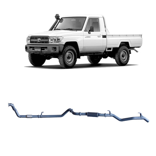 Extreme Duty 3" Exhaust - 79 Series 4.2L 1HZ (10/1999 - 01/2007)
