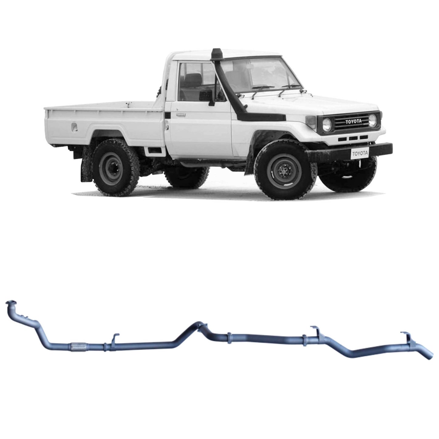 Extreme Duty 3" Exhaust - 75/78 Series