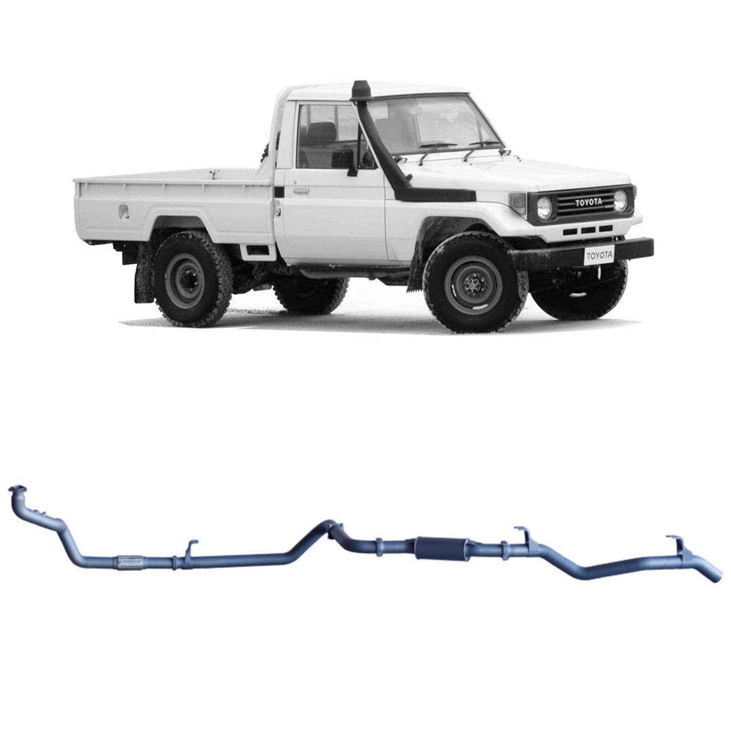 Extreme Duty 3" Exhaust - 75/78 Series