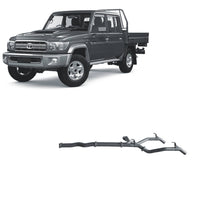 Extreme Duty 3" Twin DPF Back Exhaust - 79 Series Single & Dual Cab (11/2016 - On)