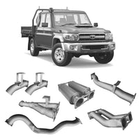 Extreme Duty Twin 4" DPF Back Exhaust - 79 Series