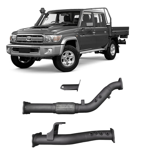 Extreme Duty 3" Exhaust DPF Adaptor Kit - 76 Series Wagon, 79 Series Single & Dual Cab (11/2016 - On)