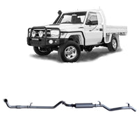 Extreme Duty 3" Factory Dump Pipe Back Exhaust - 79 Series 4.2L TD (01/2001 - 01/2007)