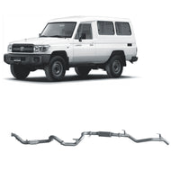 Extreme Duty 3" Factory Dump Pipe Back Exhaust for the Toyota LandCruiser 78 Series 4.2L TD (01/2001 - 01/2007) (view 4)